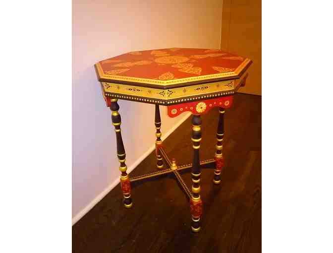 Large Octagonal Handpainted/Designed Table