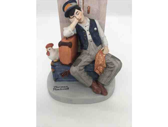 Norman Rockwell 'Asleep on the Job' Vintage Figurine