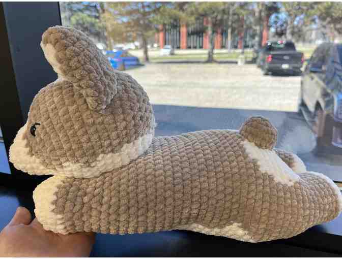 Homemade Crochet Corgi Stuffed Animal