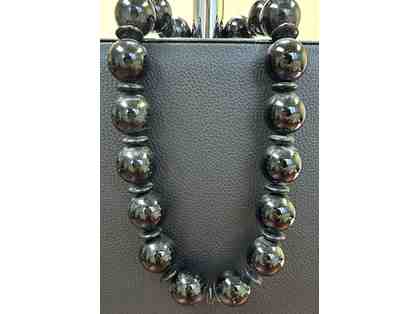 Choker with Black Onyx Orbs-Lot 70