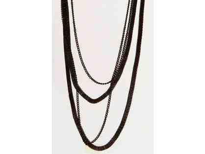 Chain Necklace with Four Strands-Lot 147
