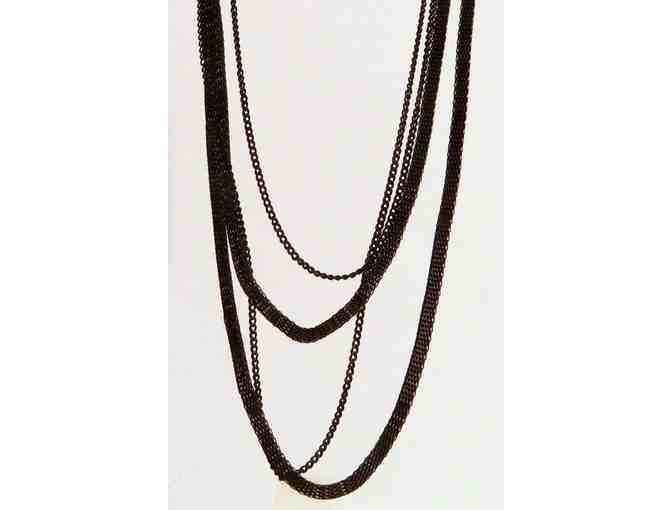 Chain Necklace with Four Strands-Lot 147