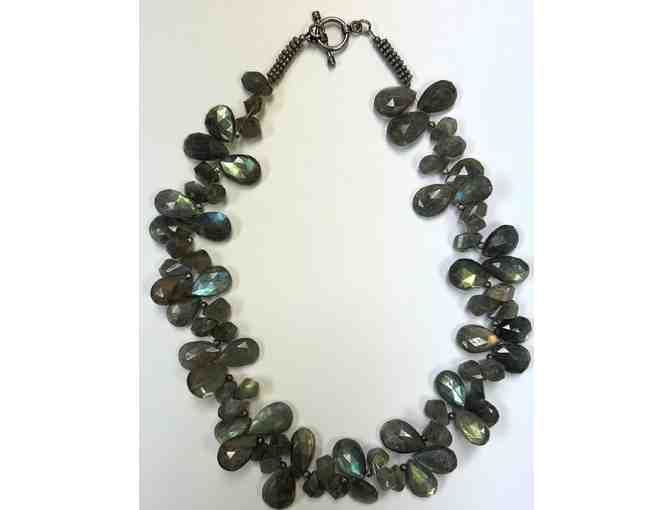 Choker with Smoky Topaz Swarovski Crystals-Lot 62