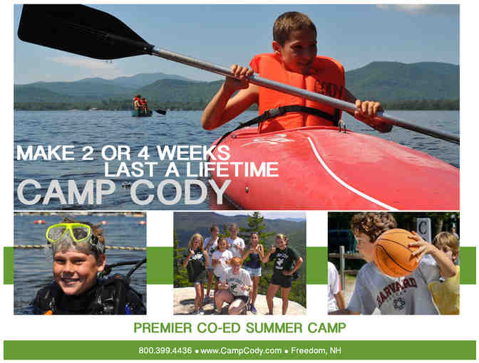 $1600 Gift Card for Camp Cody, NH