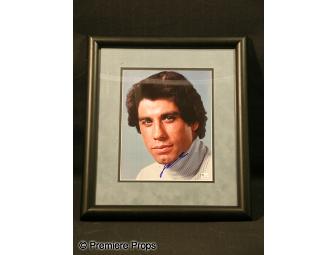 John Travolta Signed And Framed Photo