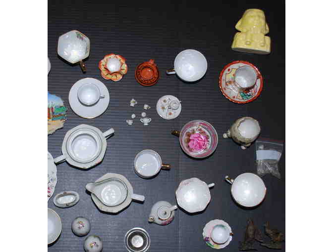 Tea Sets - Lot #2 contains tea sets and Figurines