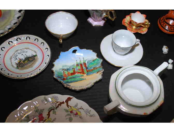 Tea Sets - Lot #2 contains tea sets and Figurines