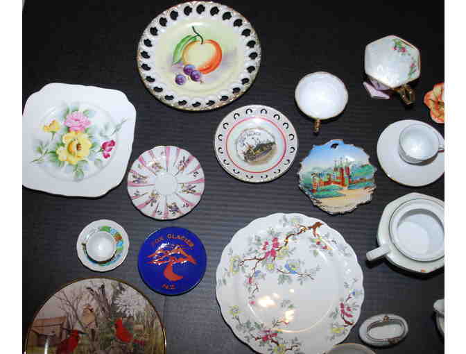 Tea Sets - Lot #2 contains tea sets and Figurines