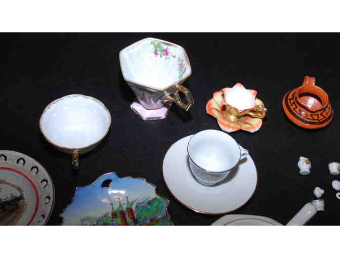 Tea Sets - Lot #2 contains tea sets and Figurines