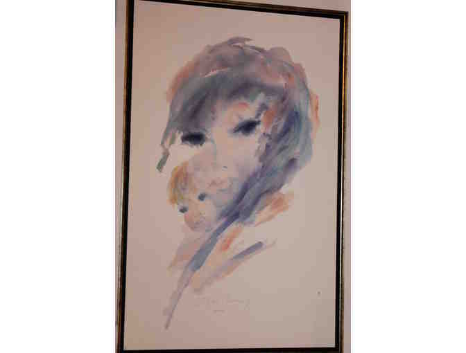 'My Baby' - A Giclee in color on paper hand signed by artist Shan-Merry in pencil