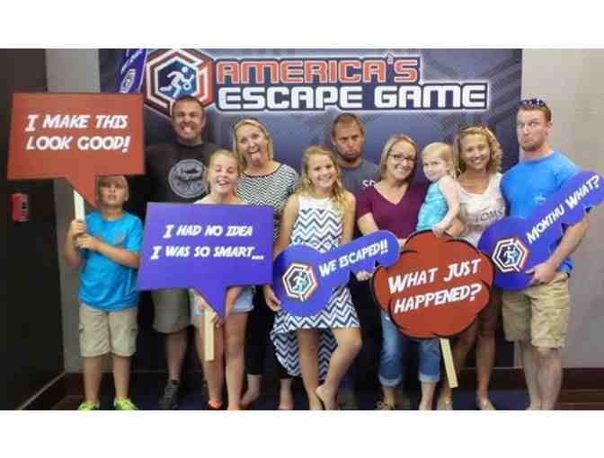 America's Escape Game - A Gift Certificate for Four (4)