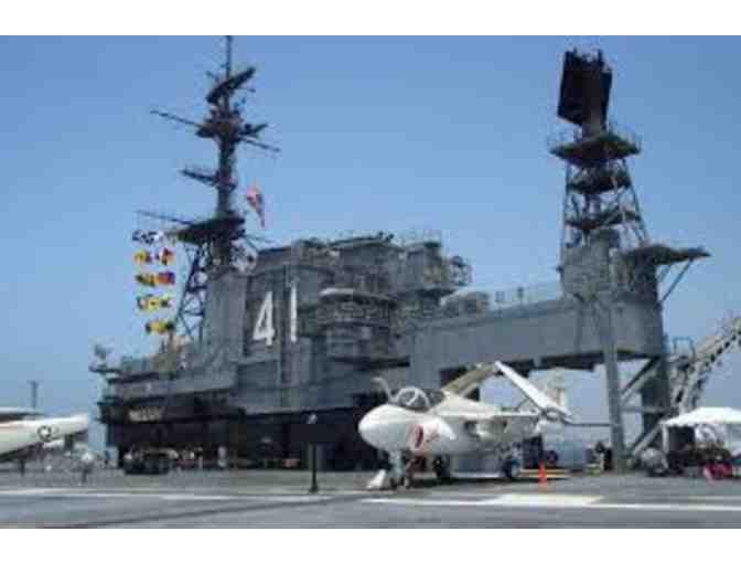 USS MIDWAY MUSEUM - FAMILY FOUR (4) PACK OF GUEST PASSES!