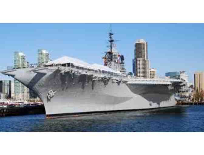 USS MIDWAY MUSEUM - FAMILY FOUR (4) PACK OF GUEST PASSES!