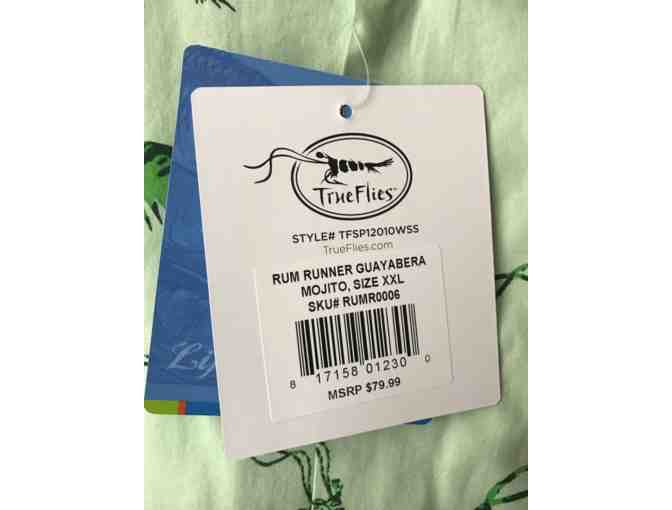 TrueFlies Rum Runner Guayabera Mojito Short Sleeve Shirt - XXL