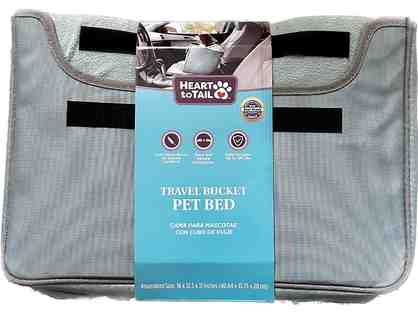 Heart to Tail Travel Pet Bed, Easy Secure, Up to 26 lbs