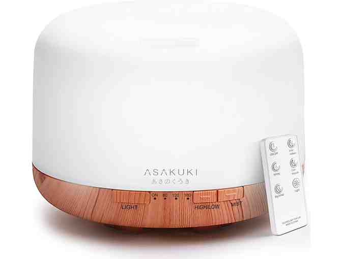 ASAKUKI Essential Oil Diffuser with Remote Control - Photo 1