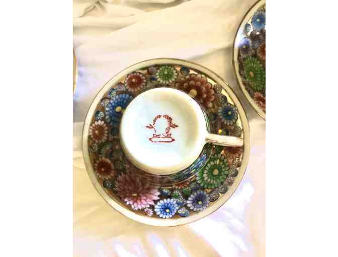 Fine bone china tea set for 6