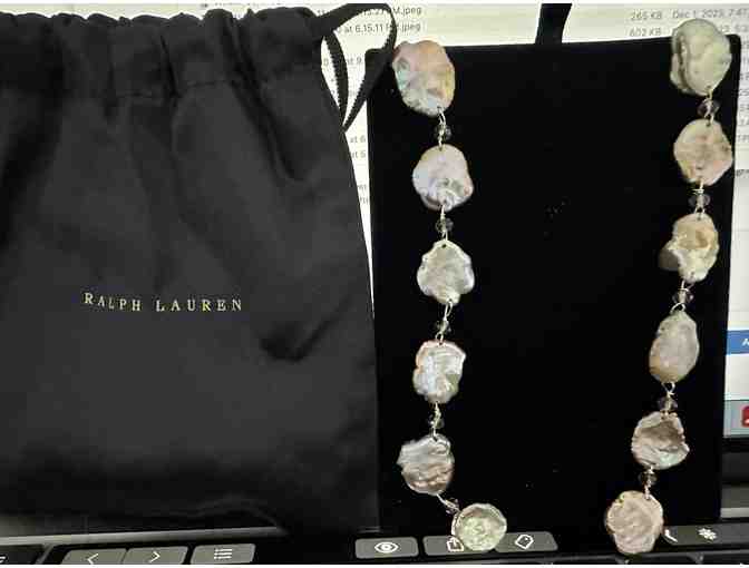 Ralph Lauren Mother of Pearl Dangle Earrings