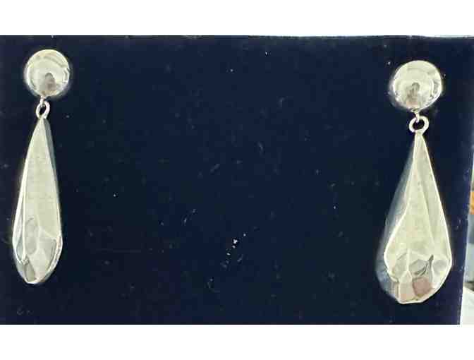 Ralph Lauren Silver oval dangle earring pierced