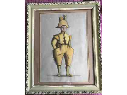 Original Costume Designer Painting, by Sam Kirkpatrick, 