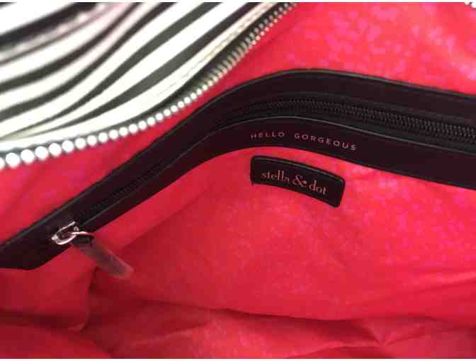 Stella and Dot Striped Handbag