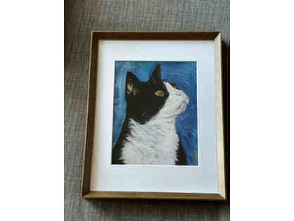 Steve Greco Framed Cat Print