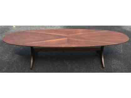 Hand Crafted Mid-Century Modern Walnut Coffee Table