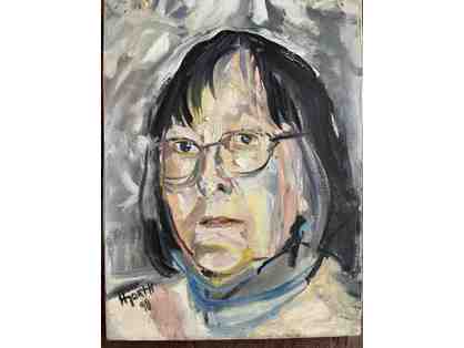 Phyllis Hjorth Original Oil Painting, Portrait