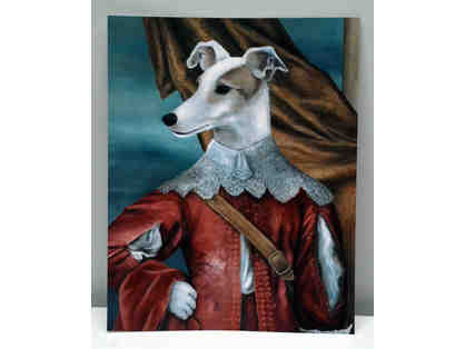 Doggie Art Print by Carole Lew