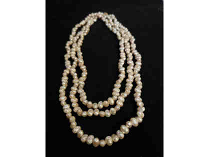 Long Seed Pearl Necklace