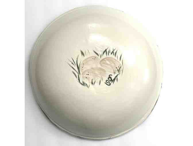 Evy Stewart Rooster and Chicken Large Bowl