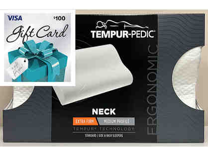 Tempur-Pedic Neck Pillow and $100 VISA Gift Card