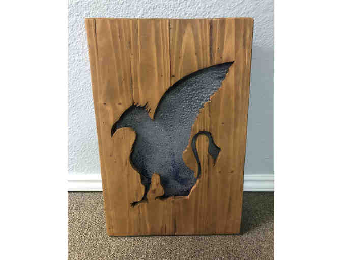 Lighted Griffin Sign