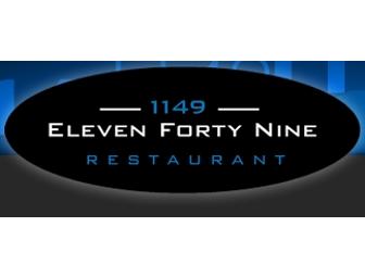 Brunch for Two at Eleven Forty Nine Restaurant