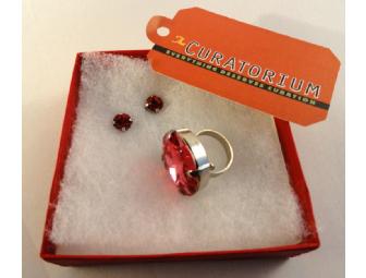 Swarovski Crystal Ring & Earrings from The Curatorium