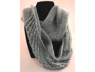 Beautiful Cowl Beaded Scarf made by Mary Jane Hartley