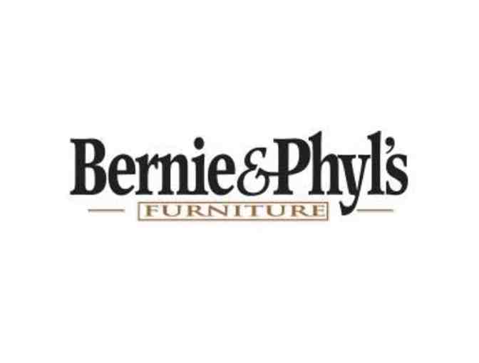 $25.00 to Bernie & Phyl's Furniture