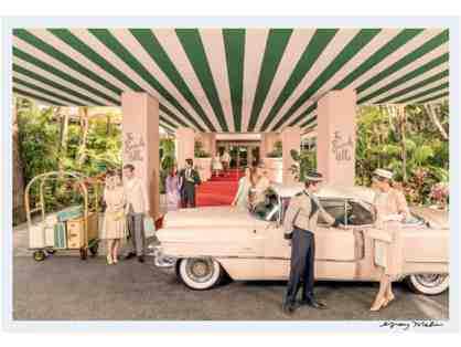 Gray Malin Welcome To The Beverly Hills Hotel Framed Photograph