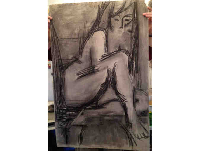 Female nude charcoal on Fabiano Italian paper