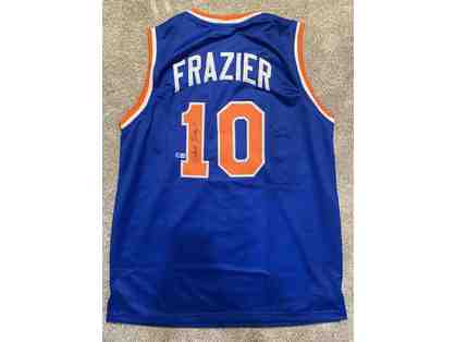 Walt Frazier New York Knicks Autographed Basketball Jersey
