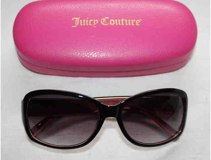 FAUX Juicy Couture Oversize Sunglasses - Black/Pink