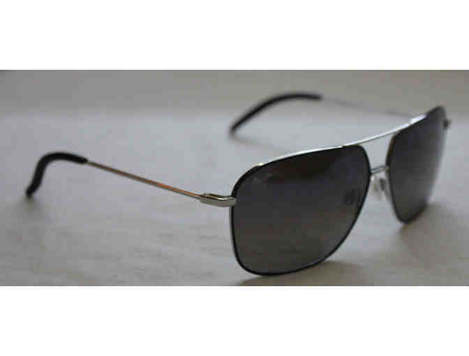 Maui Jim Kami MJ778-06A Polarized Sunglasses - Silver/Silver Gray Lenses