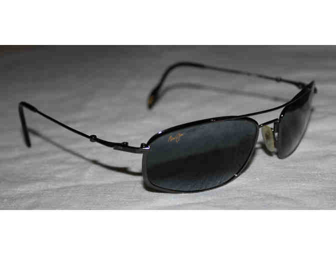 Maui Jim Big Island MJ303-02 FlexOn Sunglasses - Gunmetal/Dark Gray Lenses
