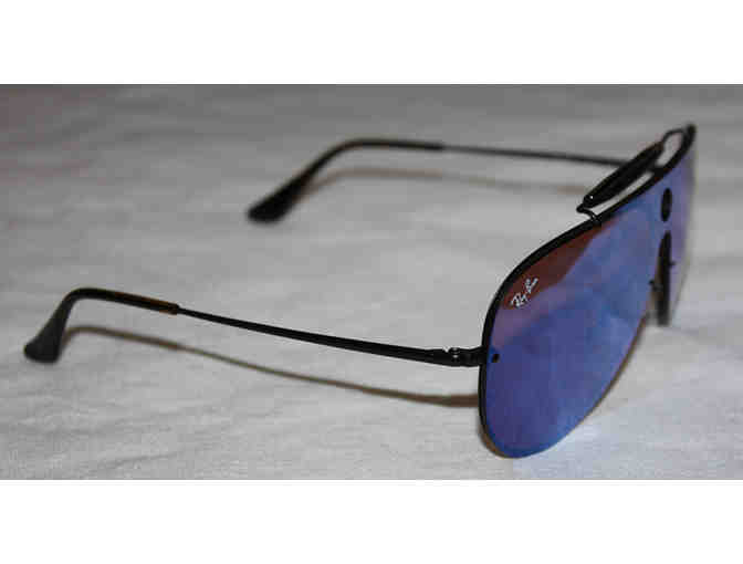 Ray-Ban RB3581-N Blaze Shooter Sunglasses - Black/Violet Blue Lenses