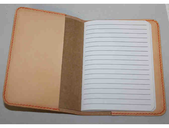 Handcrafted Leather Notebook, Small - Natural