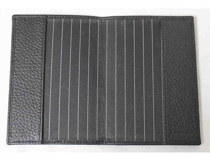 Ermenegildo Zegna Leather Passport Cover - Black