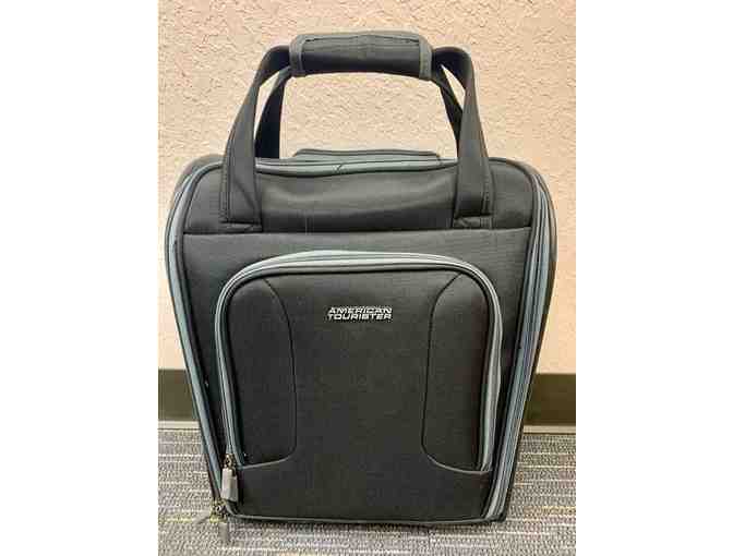 American Tourister Rolling Carry-On Tote Softside Suitcase - 18x14x8 - Black