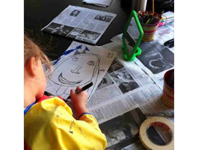 Group Art Lesson for 3 Children with Private Picassos