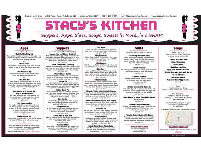 Dinner and Appetizer for 4 Stacy's Kitchen in Vinings, GA