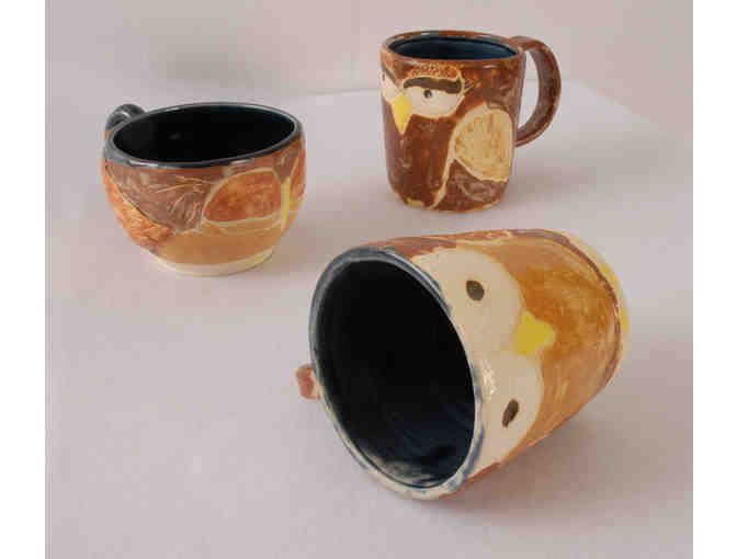Hoot Mugs 1, 2 & 3 (Christine Brunelle)